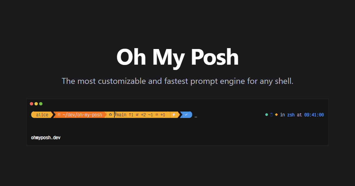 Home | Oh My Posh